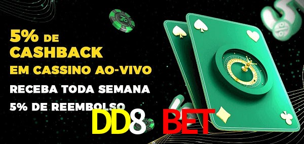 Promoções do cassino ao Vivo DD8 BET